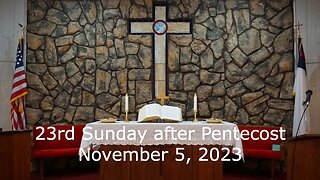 23rd Sunday after Pentecost - November 5, 2023 - Imitators of Christ - Matthew 22:34-46