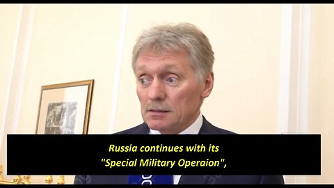 Kremlin spokesman Peskov: No amount of NATO weapons can turn the tide of conflict in Ukraine