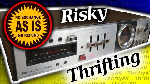 Risky Thrifting! Thrift Store Electronics Tested, including an 8-track! v.4