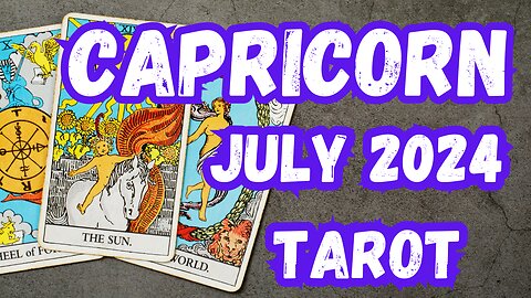 Capricorn ♑️ - Follow the Money! July 24 Evolutionary tarot reading #capricorn #tarotary #tarot