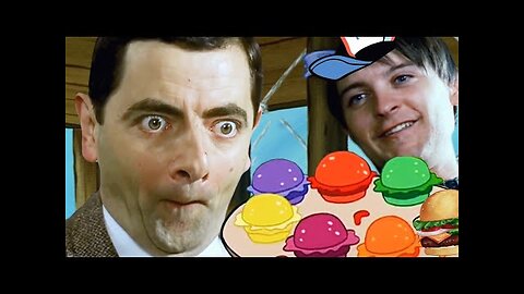 Mr. Bean orders Krabby Patty