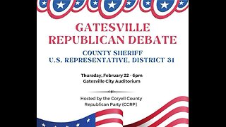 2024 Coryell County GOP Sheriff Debate