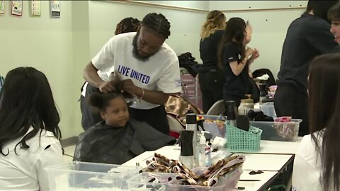 'Spring is in the Hair' event offers free haircuts to students at Racine elementary school