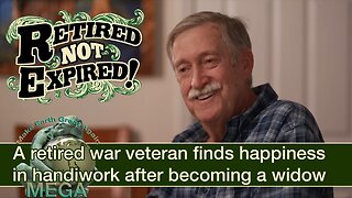 A retired war veteran finds happiness in handiwork after becoming a widow