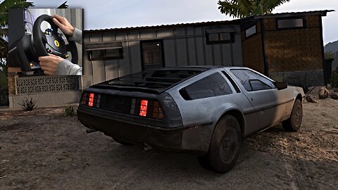 Rebuilding A DeLorean DMC - Forza Horizon 5 | Thrustmaster TS-PC Racer Gameplay