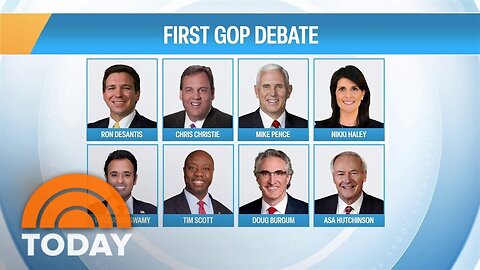 8 candidates to take the stage for 1st GOP debate: What to expect