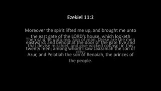 Ezekiel Chapter 11