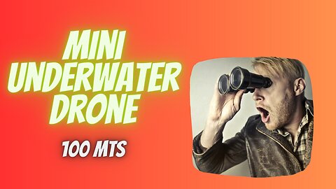 mini underwater drone 4K UHD Camera 100M