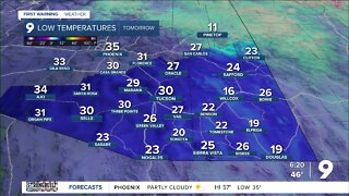 Warmer, dry weather returns to southern Arizona