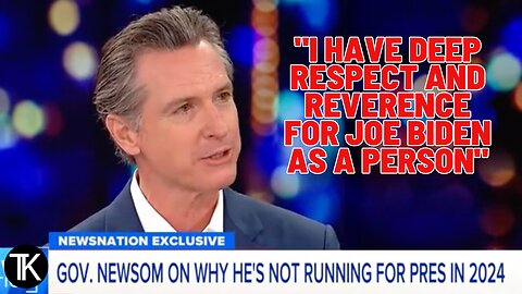 Gavin Newsom: ‘I’m Not Worthy,’ Biden Deserves Nomination