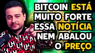 🔥IMPRESSIONANTE! Mesmo com Notícia CHOCANTE do PENTAGONO, o preço do BITCOIN se MANTEVE Estável!