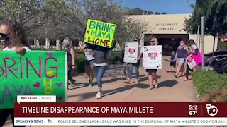 Timeline: Disappearance of Maya Millete