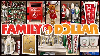 Family Dollar Full Christmas 2023 Preview IN Stock NOW☃️🎄Family Dollar Deals to RUN For☃️🎄#shopping