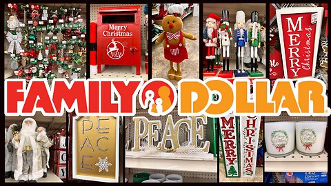 Family Dollar Full Christmas 2023 Preview IN Stock NOW☃️🎄Family Dollar Deals to RUN For☃️🎄#shopping