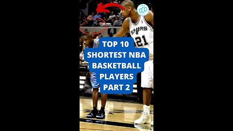 Top 10 Shortest NBA Basketball Players Part 2