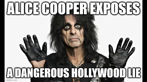 Alice Cooper Exposes a Dangerous Hollywood Lie and Preaches Christ