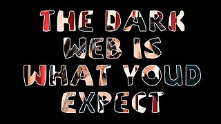 The Dark Web is What You'd Expect