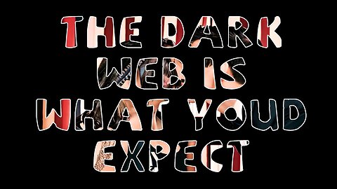 The Dark Web is What You'd Expect