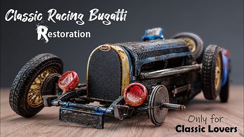 Destroyed 1934 BUGATTI SportsCar - Enchanting Restoration