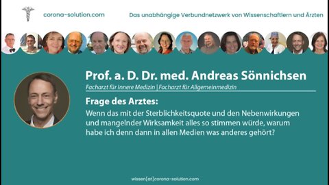Interview Corona-Solution mit Prof. Dr. Andreas Sönnichsen