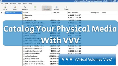 How To Catalog Your Physical Media With VVV (Linux, MacOS, Windows)