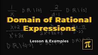 How to Find the DOMAIN of RATIONAL Expressions? - Take note of this one!