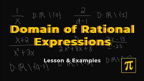 How to Find the DOMAIN of RATIONAL Expressions? - Take note of this one!