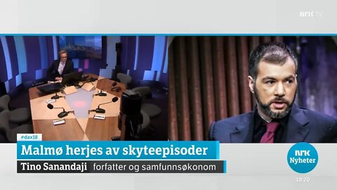 NRK om Malmö: Tino och kriminolog intervjuade