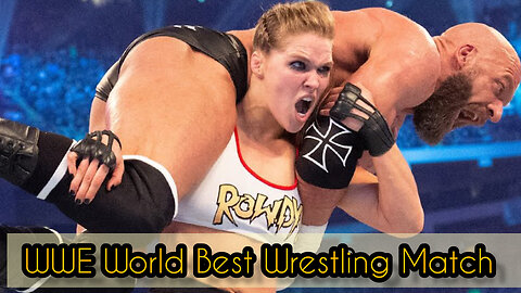 Ronda Rousey & Kurt Angle vs. Triple H & Stephanie | WWE Wrestling