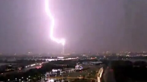 Four people were critically hurt Thursday after a lightning strike near the White House.