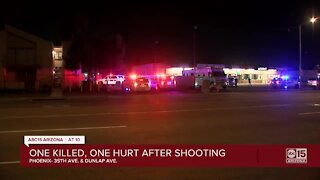 One dead, one hurt after shooting in Phoenix