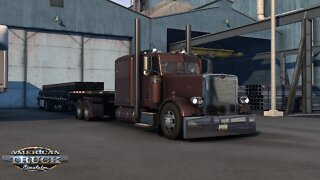 ATS Gameplay | Peterbilt Custom 379/389 | Cheyenne WY to Gillette WY | Square Tubing 49,590lb