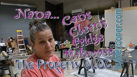 Living Cooper - Property VLOG - Nana... Cans Cleans & Fridge Makeover
