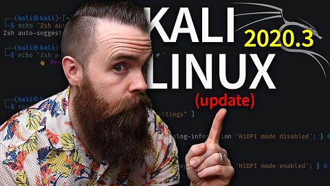 new Kali Linux GUI on Windows 10 (WSL 2) // 2020.3 Release