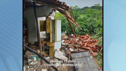 Destruição e ocorrências por causa das fortes chuvas no Nordeste Mineiro
