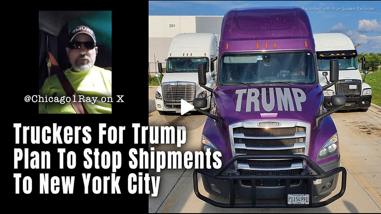 TRUCKERS NYC STRIKE-TRUCKER CHICAGO RAY VIDEO -IS THE GOV'T OF WE THE ...