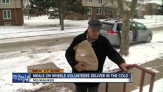 Meals on Wheels volunteers continue through bitterly cold weather