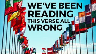 We have been reading the great commission all wrong.