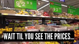 A REAL Russian Supermarket Tour! WITH PRICE CONVERSION - USD/EUR/GBP/CAD - Inside Russia Report