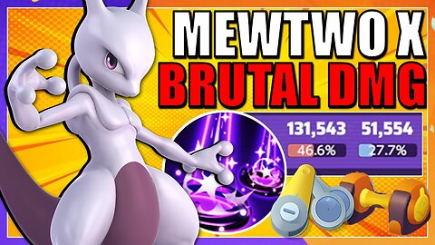 MEWTWO 131K BRUTAL DAMAGE 😱 - Pokemon UNITE Gameplay