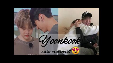 yoonkook cute moments i think a lot // suga jungkook BTS