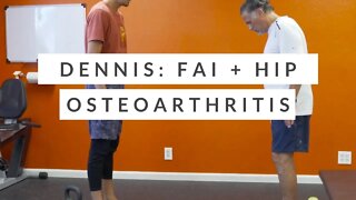 Hip pain from femoroacetabular impingement and hip osteoarthritis - one week progress report