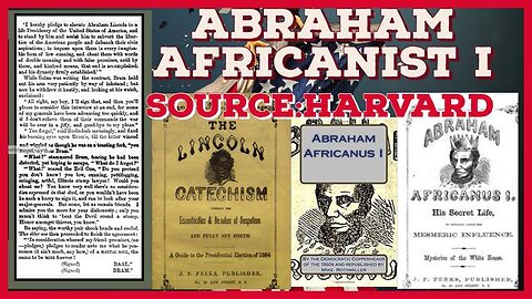 Abraham Africanus I-his secret life revealed under the mesmeric mysteries of the White HOUSE