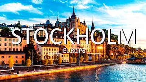 Stockholm (4K UHD) | Relaxing music with interesting video