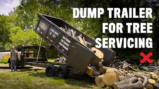 Using a Dump Trailer for Tree Servicing and Landscaping | Home & Yard Landscaping | MAXX-D Trailers