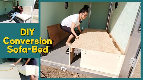RV Pull-Out Bed for Cargo Trailer or Van - DIY