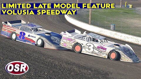 iRacing Limited Late Model Race - Volusia Speedway - iRacing Dirt #dirtracing #iracingdirt