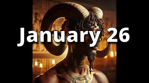 January 26 Horoscope