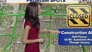 More lane closures, restrictions on Summerlin Parkway