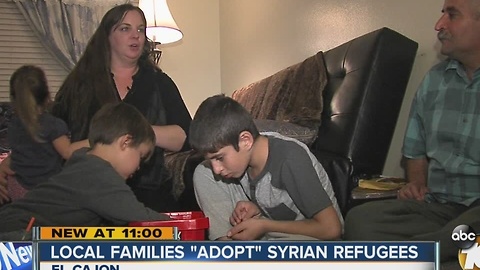 Local families "adopt" Syrian refugees